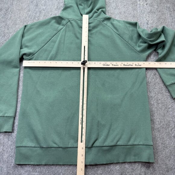 Gymshark Full Zip Hoodie Women's XL Green Solid Fleece Drawstring B1A1C - Picture 9 of 14